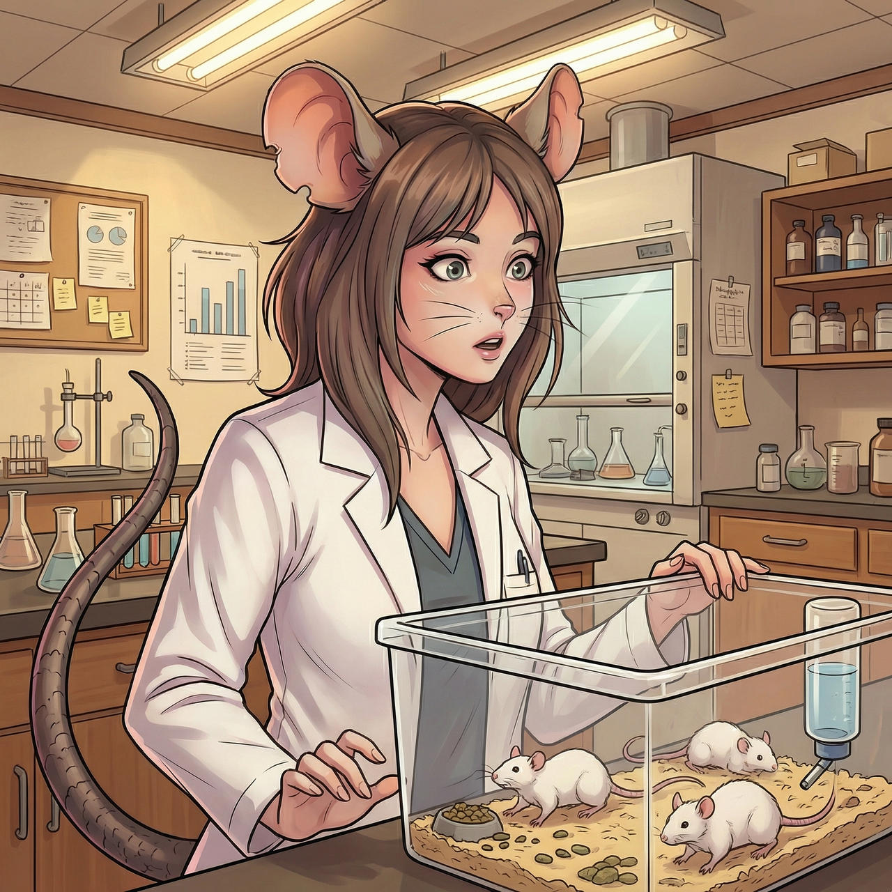 Lab Rat Deviantart Lab Coat to Lab Rat by FullMoonTFs on DeviantArt
