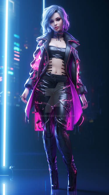 Cyberpunk Female Vocalist Fashion