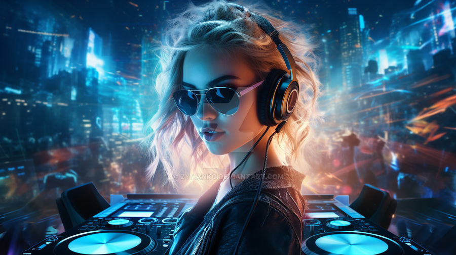 Cyberpunk Female DJ 03 By Zymanko On DeviantArt cyberpunk-female-dj-03-by-zymanko-on-deviantart