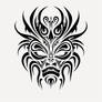 Black Tribal Tattoo Design Vector Sharp