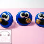 Cookie Monster Adjustable Rings