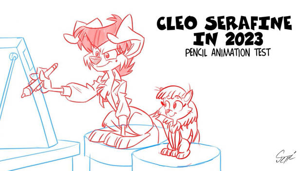 Cleo Serafine in 2023 (Pencil Animation Test)
