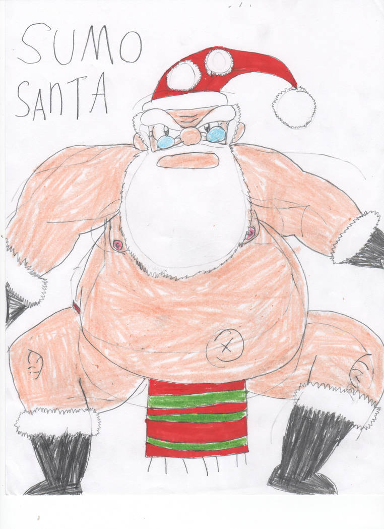 Sumo Santa by purplebat106 on DeviantArt