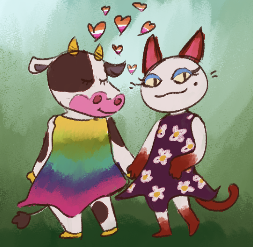 animal crossing lesbians by ghoulraa on DeviantArt animal crossing lesbians by ghoulraa on DeviantArt