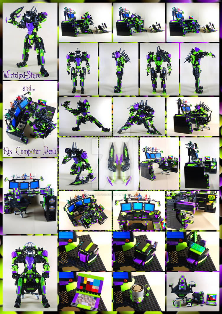 Bionicle Computer Icon Bionicle MOC: Wretched Stare And His Computer Desk by Matteo-T-I-F on ...