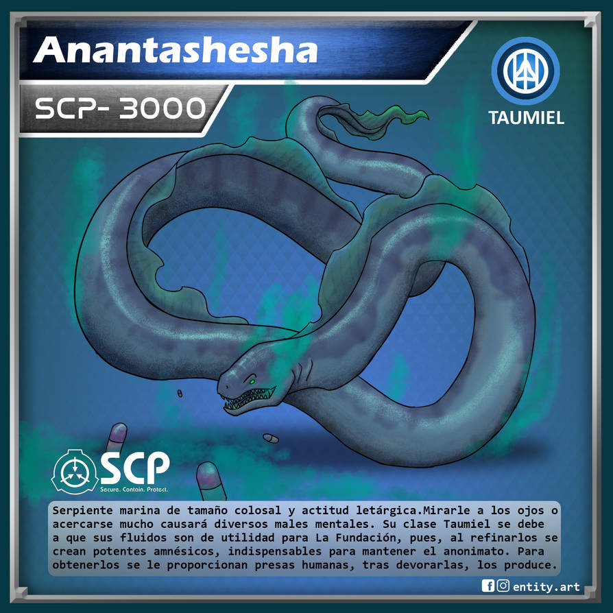 SCP-3000, Anantashesha by SarkiteDemon on DeviantArt