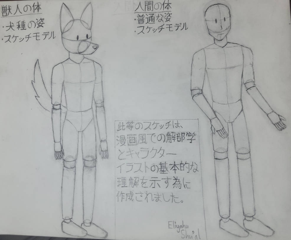 Manga Rough Draft Models by EliyahuShual on DeviantArt