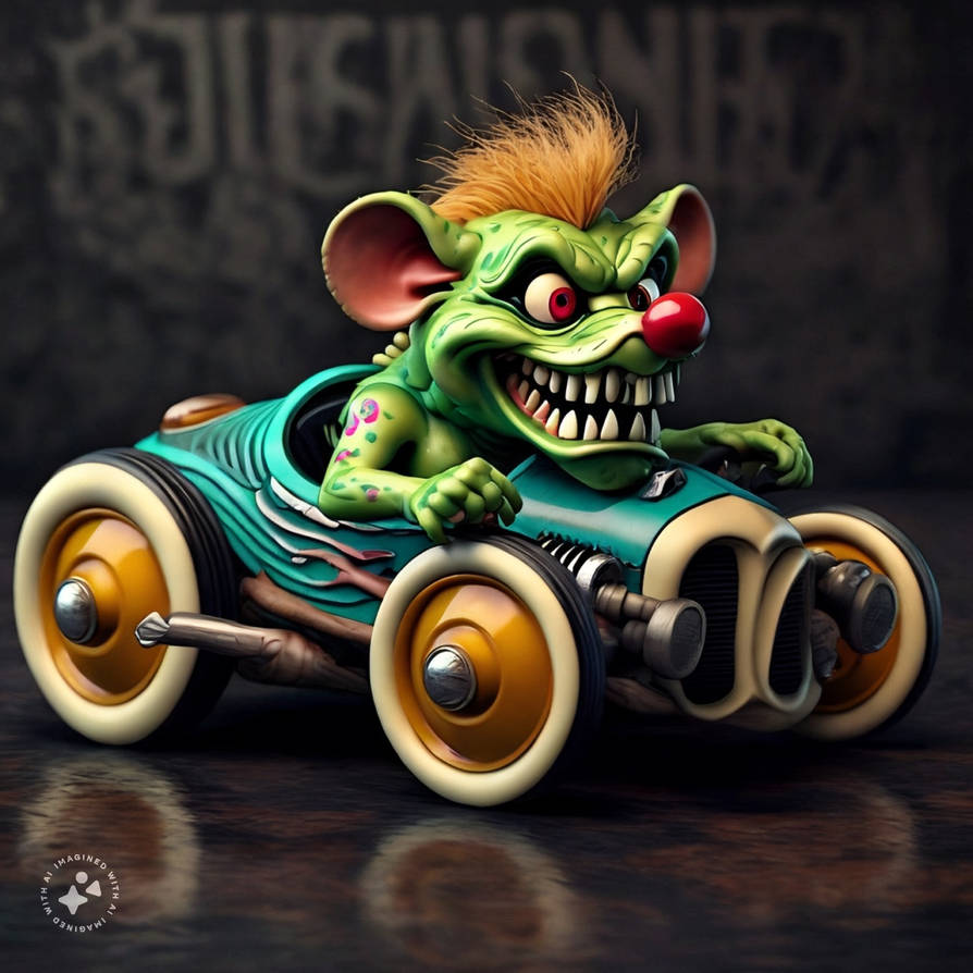Ed-roth-style-rat-fink-with-bulging-eyes 1 by KaijuSeijin on DeviantArt
