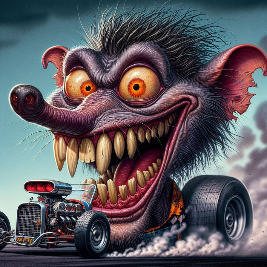 Ed Roth Deer Tribute to Ed Roth 3 by KaijuSeijin on DeviantArt