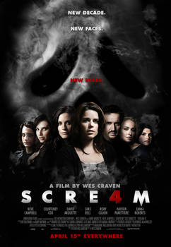 Scre4m Final Theatrical Poster