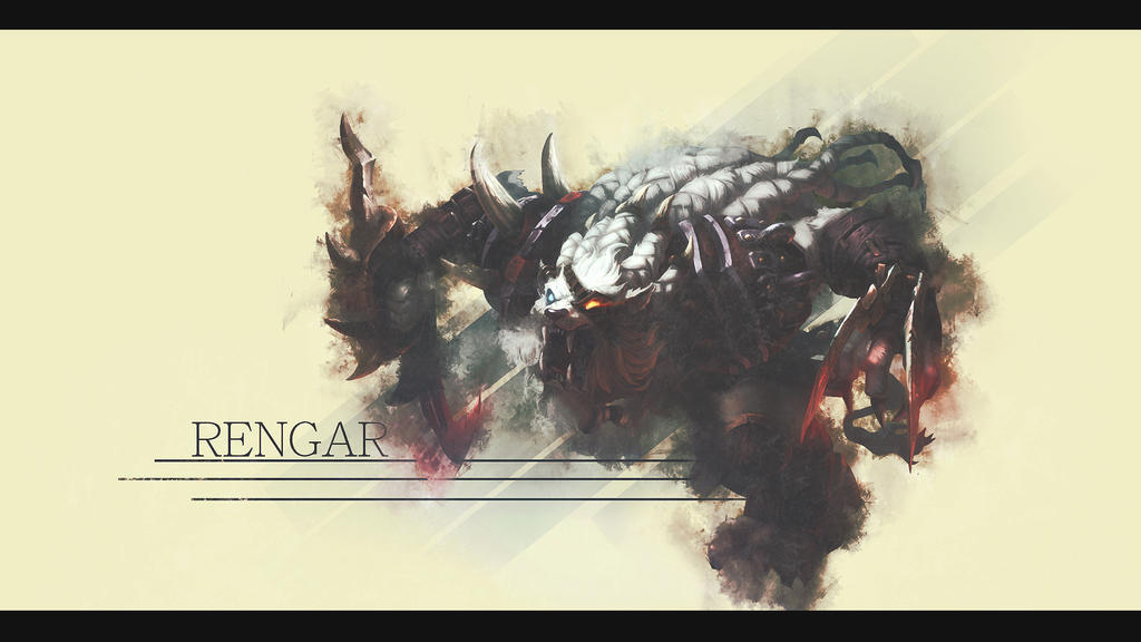 League of Legends Rengar Wallpaper by weirdabnormal on DeviantArt