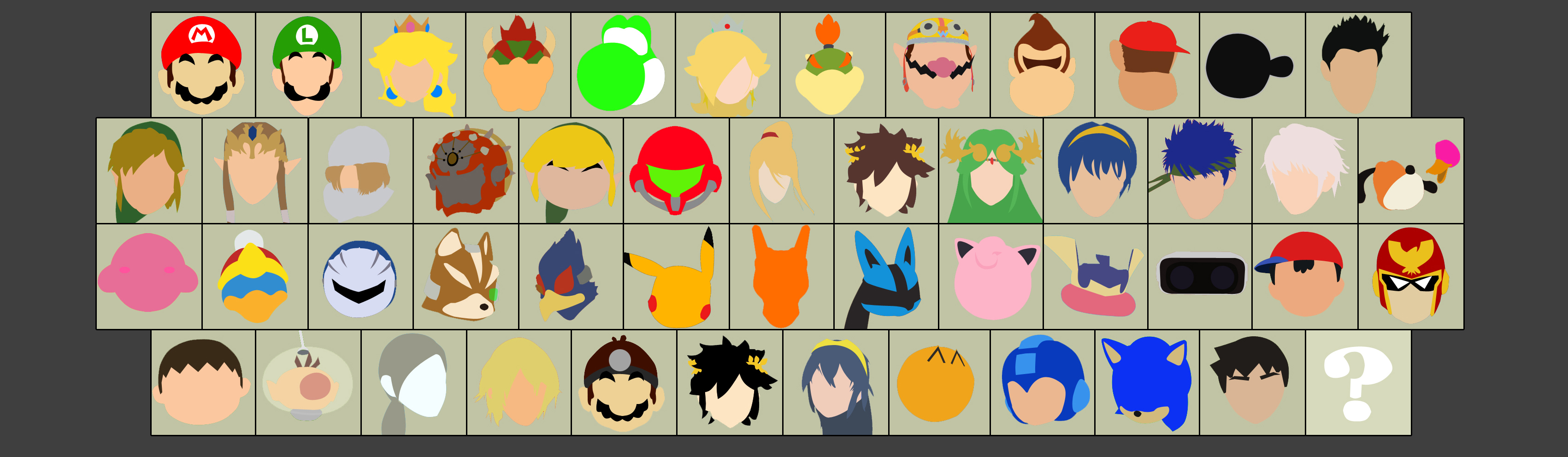 Super Smash Bros Wii U roster