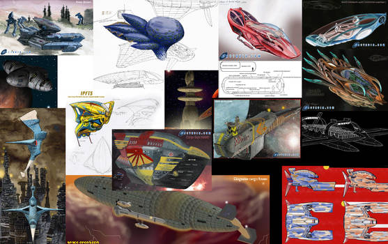 Various Scifi vehicles concept