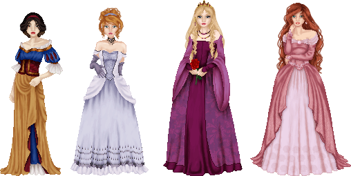 Disney Princesses, part 1 by LadyAraissa
