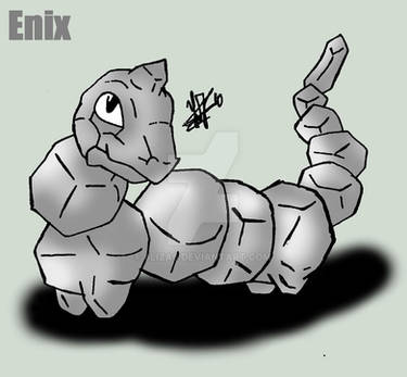 onix (pokemon) drawn by pbmoon_dd