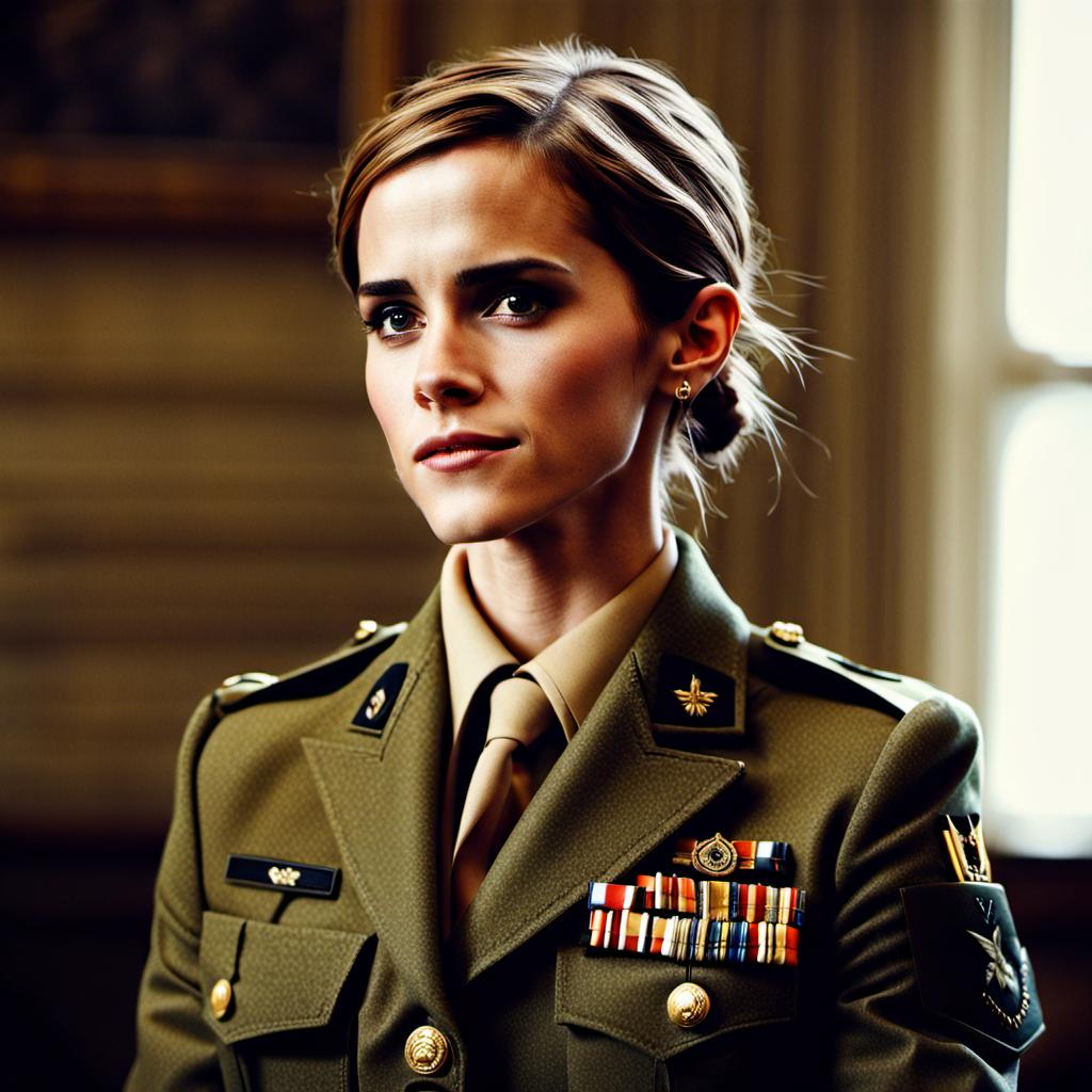 Emma Army Emma Watson in Army Uniform by worland2013 on DeviantArt