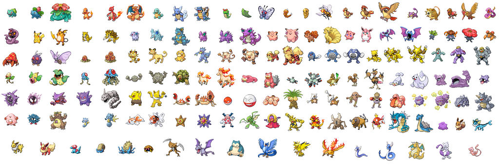 Pokédex National Pokedex Gen 1 by XtheAndroid on DeviantArt