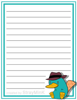 Perry the Platypus: Stationary