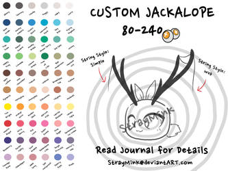 Custom Jackalope Adoptable (CLOSED)