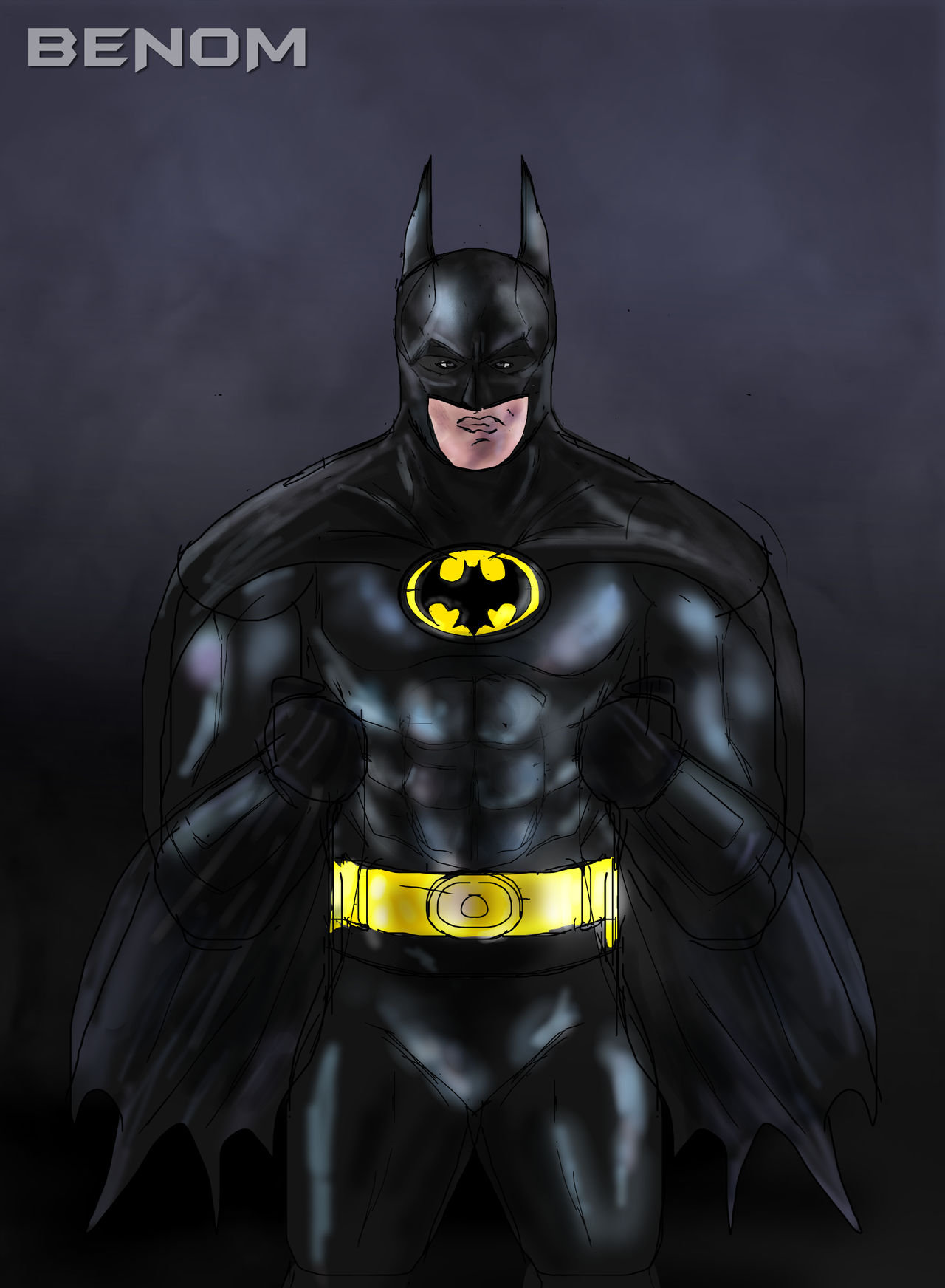Batman (Michael Keaton) by lethalBenom on DeviantArt