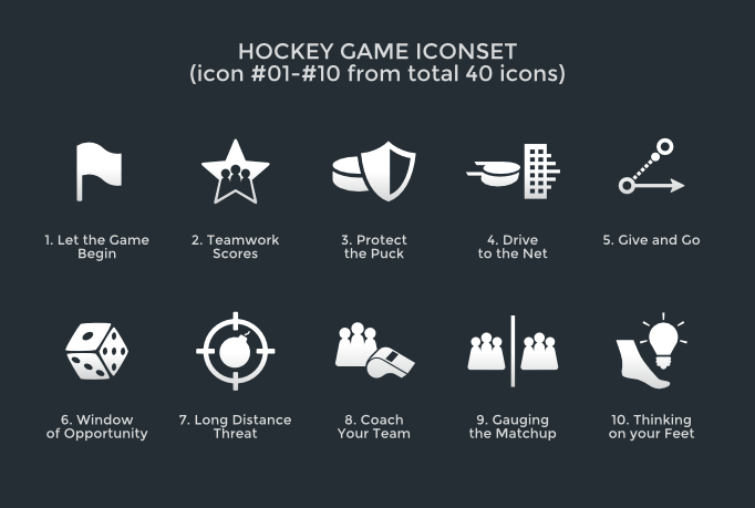 hockeygame iconset 01 by Artworkbean