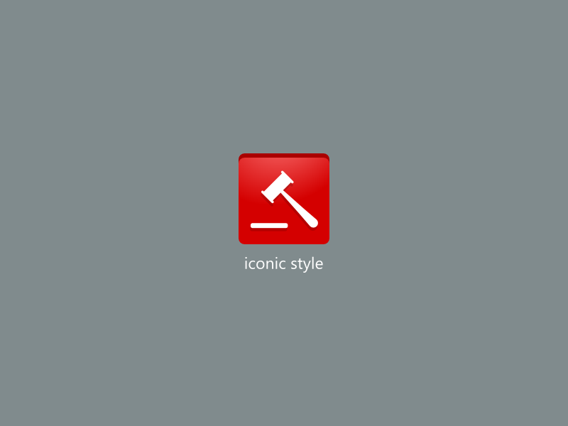 Iconic Style App Icon By Artworkbean