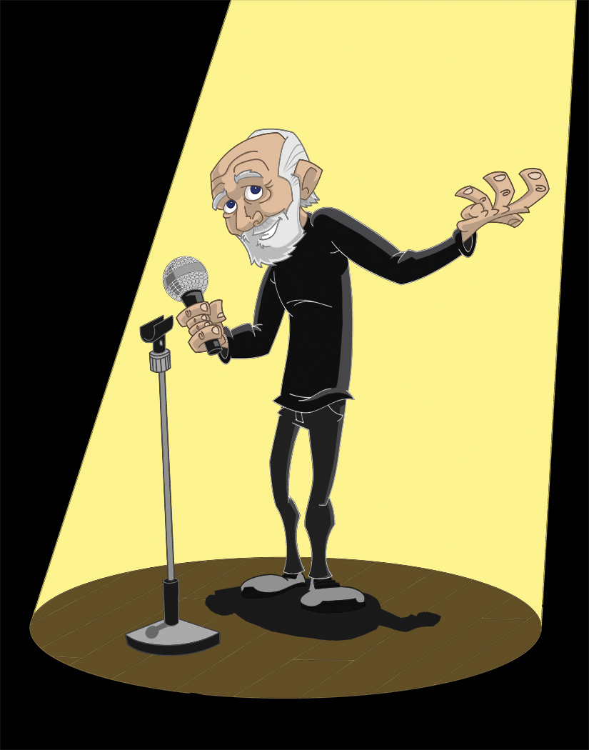George Carlin By Hen Hen On Deviantart George Carlin By Hen Hen On Deviantart