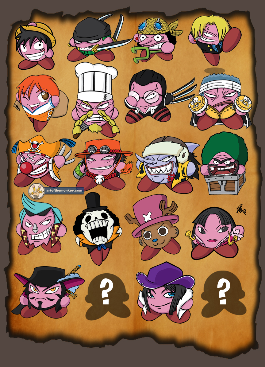 One Piece Kirby By Artofthemonkey On Deviantart One Piece Kirby By Artofthemonkey On Deviantart