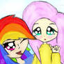 Fluttershy and Rainbow Dash