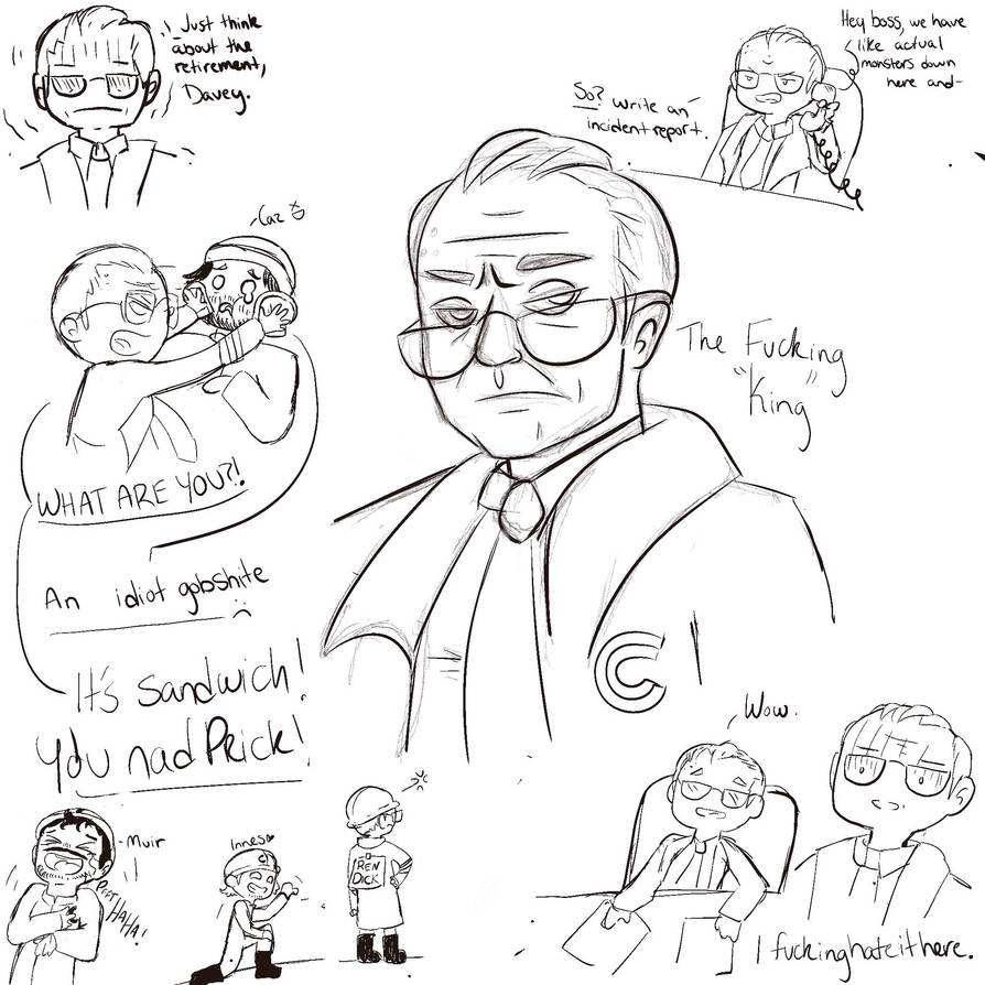 Still Wakes The Deep Rennick Sketchdump by ForgetMorals on DeviantArt