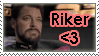 Riker Stamp by japanthewoman