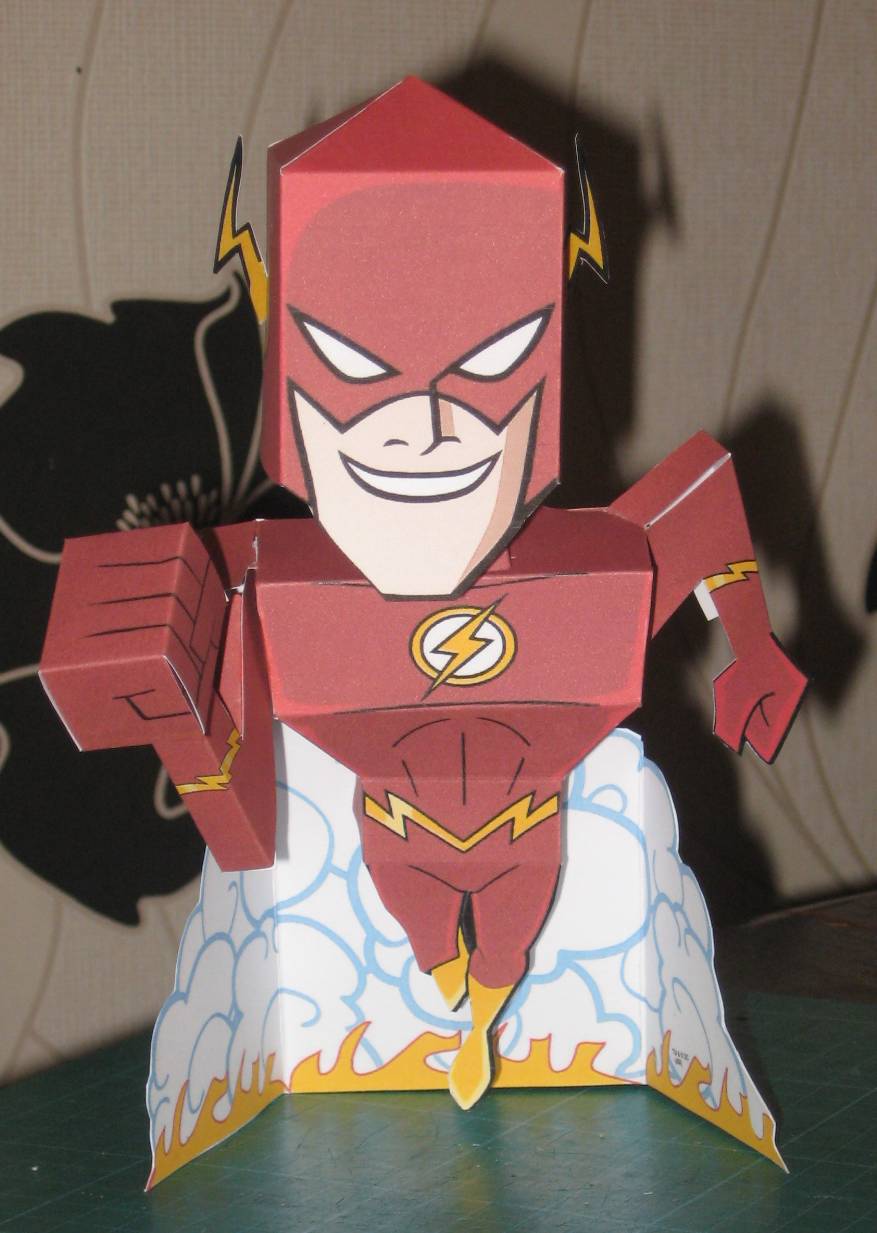 Flash Bobblehead Papercraft