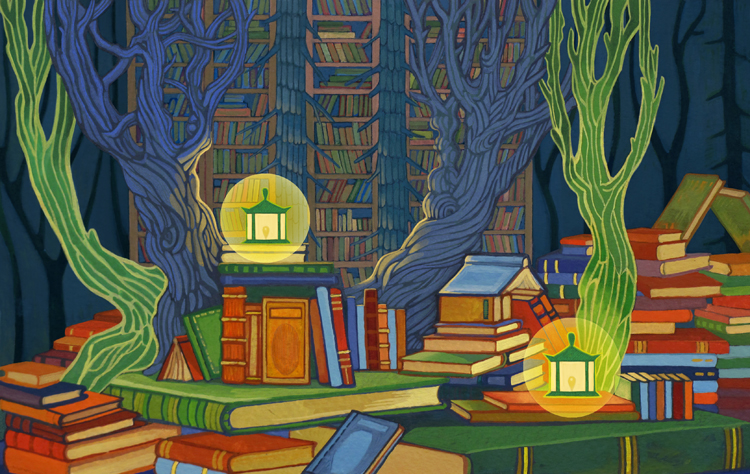 Forest Library by yanadhyana