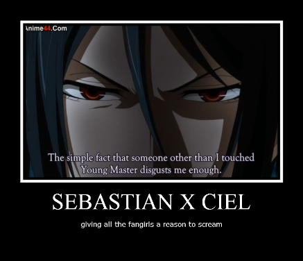 Sebastian x Ciel by SuperAwesomeBocchan on DeviantArt