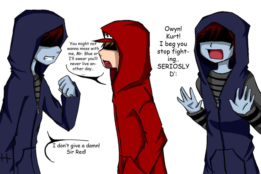 Mr Blue Sir Red XDDD