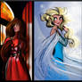 Frozen's Queen Elsa and Carrie white