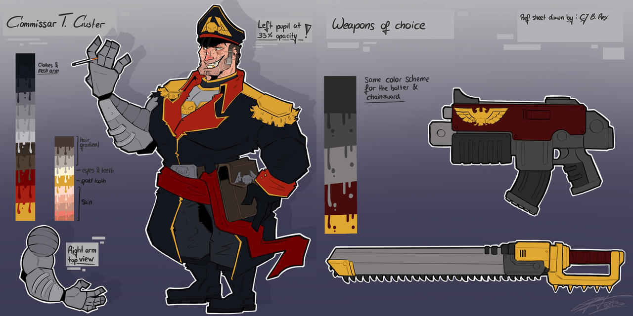Custer Sprite Commissar Custer reference by JaysBackyardArt on DeviantArt