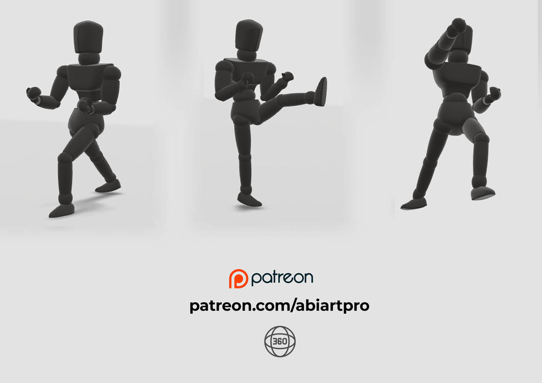 Kick And Punch poses by superpromanga on DeviantArt