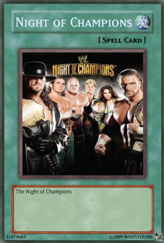 Night of Champions card
