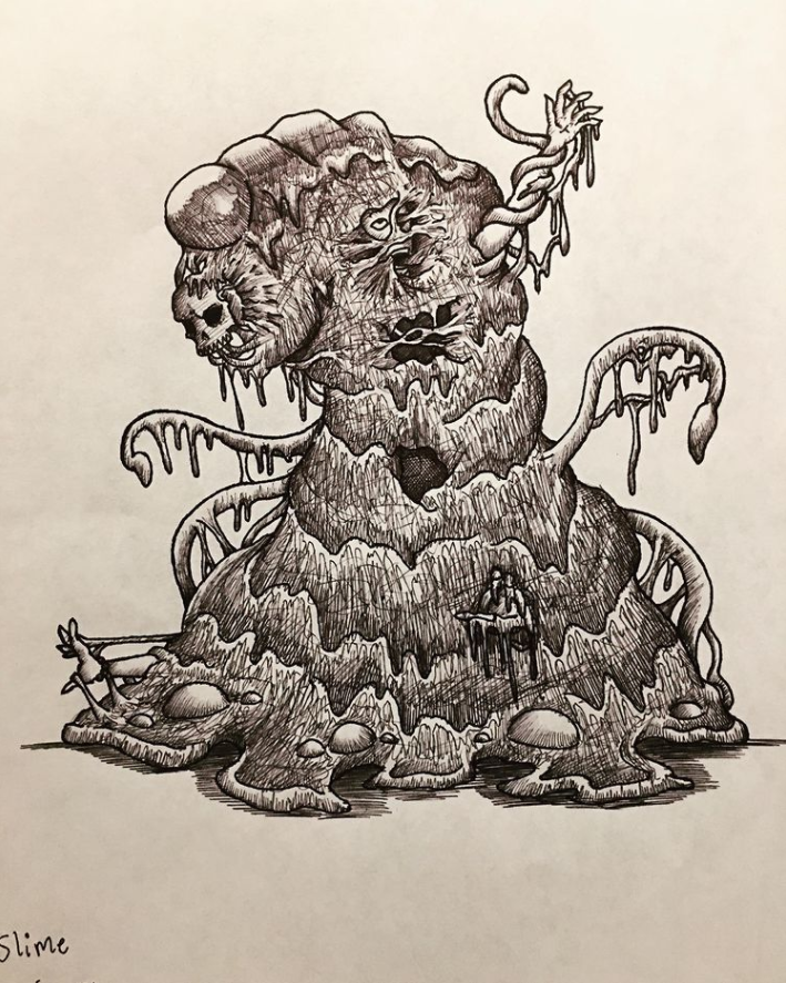 Slime Drawing by OctoRed77x on DeviantArt