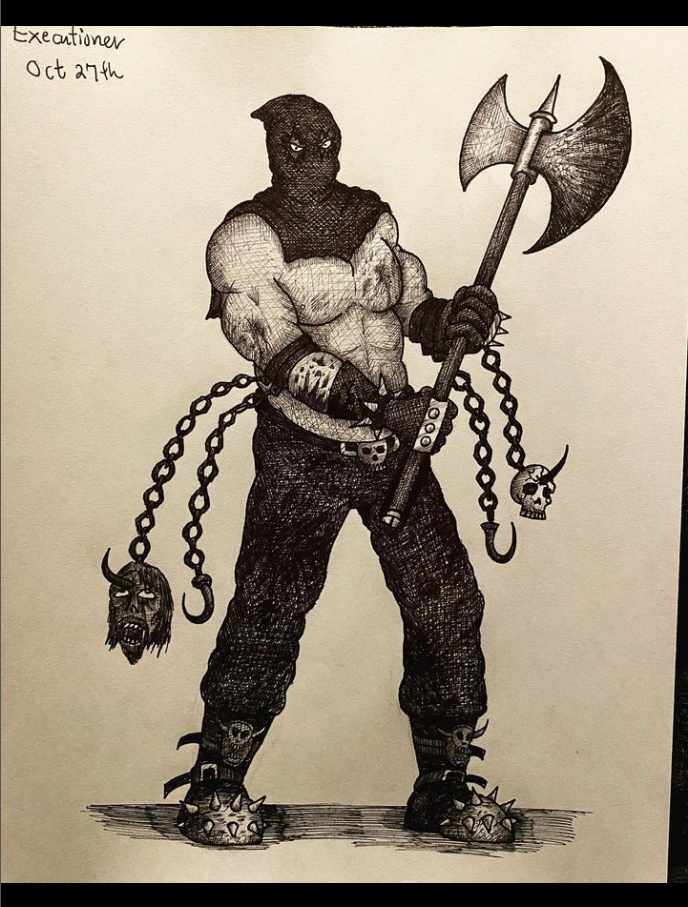 Executioner Drawing by OctoRed77x on DeviantArt