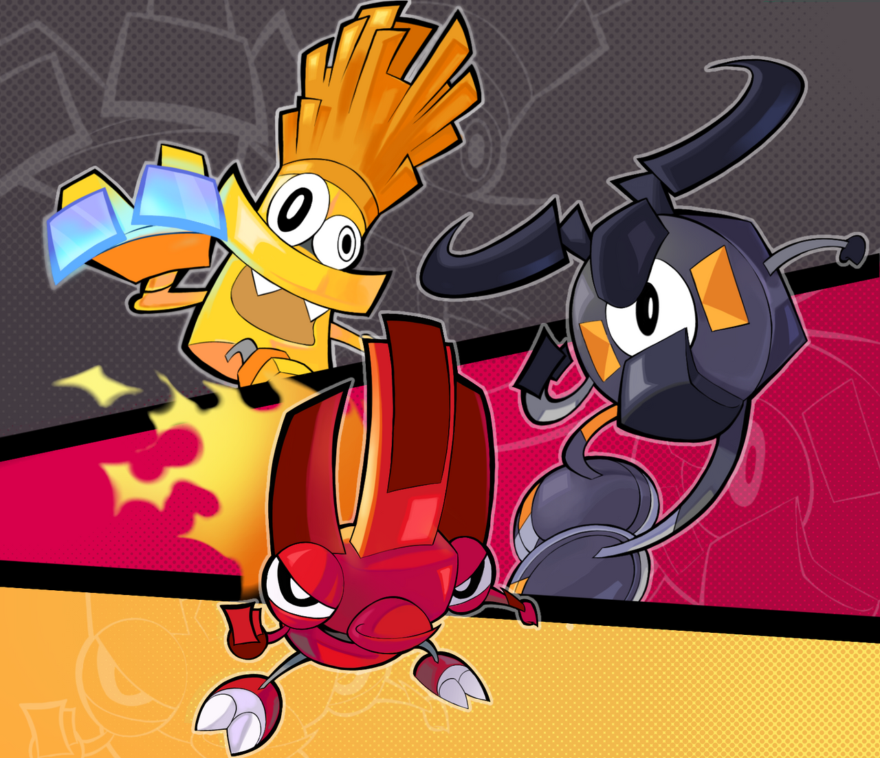 Mixels Fanart Mixels: The Big Three by Snivyfan2003 on DeviantArt