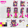.:REMAKE:. Neko the cat reference sheet