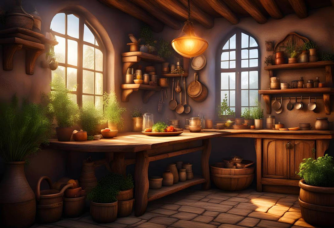 Cozy Kitchen by lordvader18 on DeviantArt