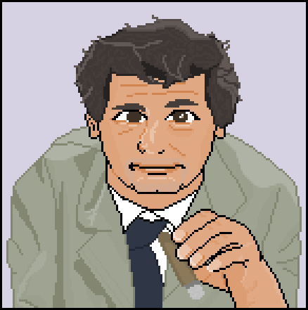 Columbo Pixel Portrait by 8-BitBrony on DeviantArt