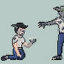 Werewolf Transformation Sprite Sheet