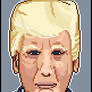 President Trump Pixel Portrait