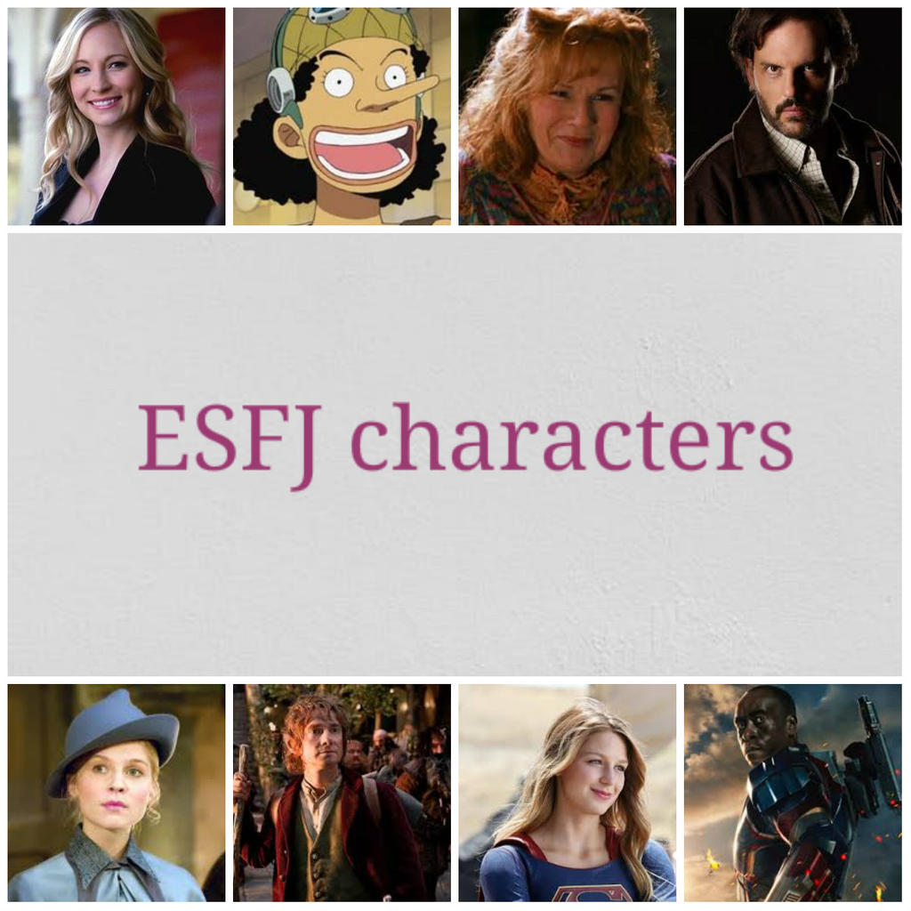 ESFJ characters by RosesdeSaadi on DeviantArt