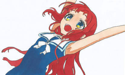 Manaka from 'Nagi no Asukara!'