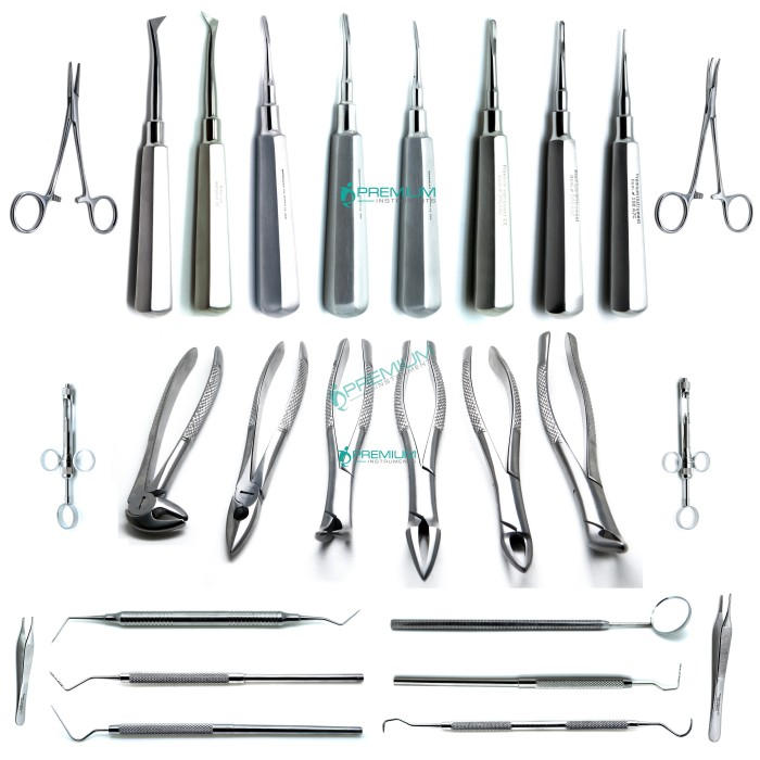 Dental Extraction Tools Kit 26 by premiuminstruments on DeviantArt
